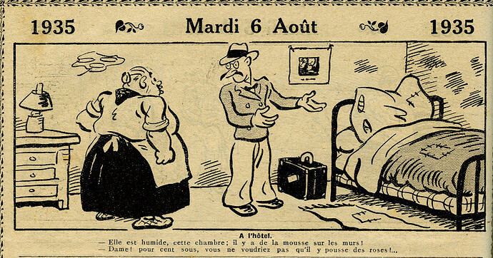 Almanach Vermot 1935 - 21 - Mardi 6 août 1935