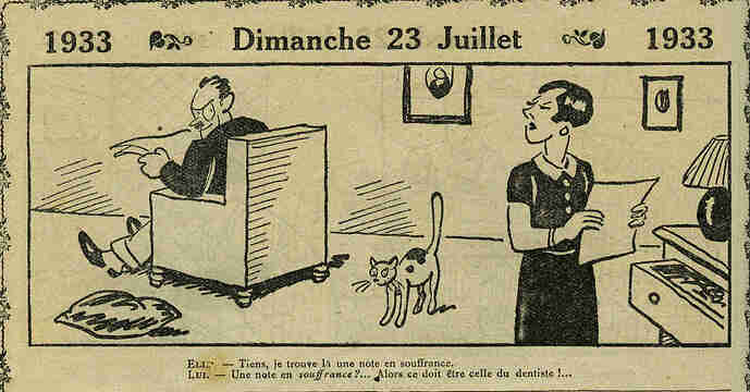 Almanach Vermot 1933 - 31 - Dimanche 23 juillet 1933