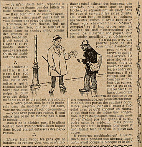 Almanach Vermot 1922 - 4 - Vendredi 20 janvier 1922 - Le Billet de Mille Francs