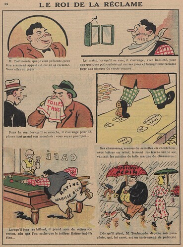 Guignol 1933 - n°269 - Le roi de la réclame - 26 novembre 1933 - page 14