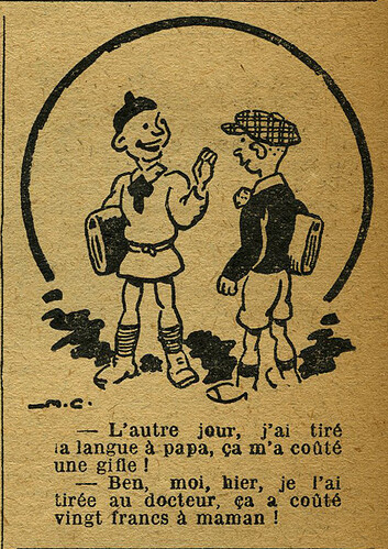 Le Petit Illustré 1930 - n°1342 - page 7 - Dessin sans titre - 29 juin 1930