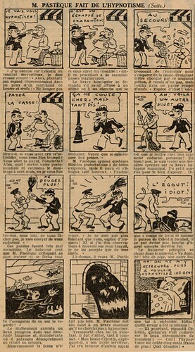 Le Petit Illustré 1935 - n°1622 - page 2 - M. Pastèque fait de l'hypnotisme - 10 novembre 1935