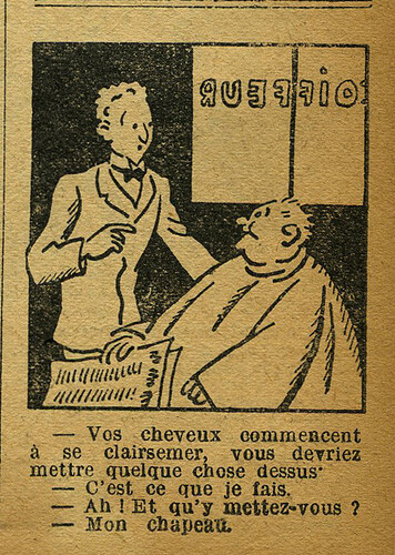 Le Petit Illustré 1930 - n°1346 - page 7 - Dessin sans titre - 27 juillet 1930