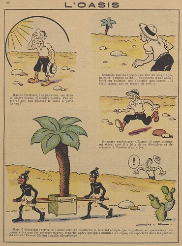 Guignol 1931 - n°183 - L'oasis - 21 décembre 1931 - page 40