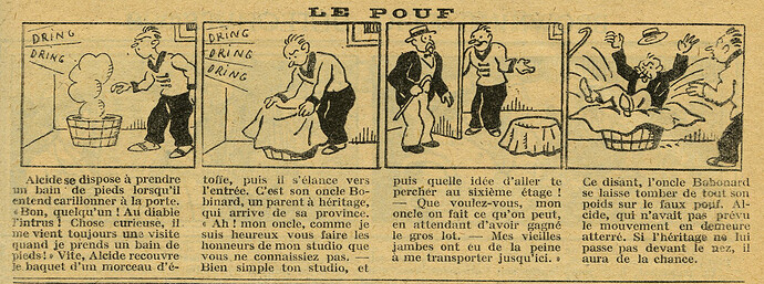 Cri-Cri 1928 - n°531 - page 11 - Le pouf - 29 novembre 1928