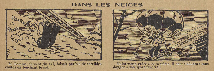 Guignol 1934 - n°41 - page 45 - Dans les neiges - 14 octobre 1934