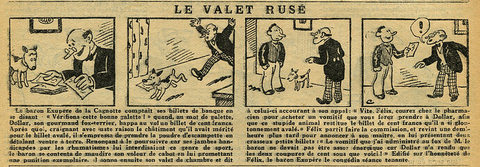L'Epatant 1933 - n°1323 - page 7 - Le valet rusé - 7 décembre 1933