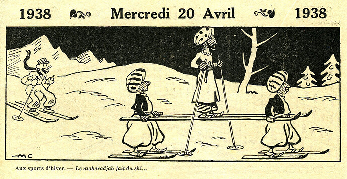 Almanach Vermot 1938 - 10 - Mercredi 20 avril 1938