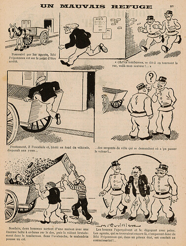 Guignol 1928 - n°110 - Un mauvais refuge - Décembre 1928 - page 37