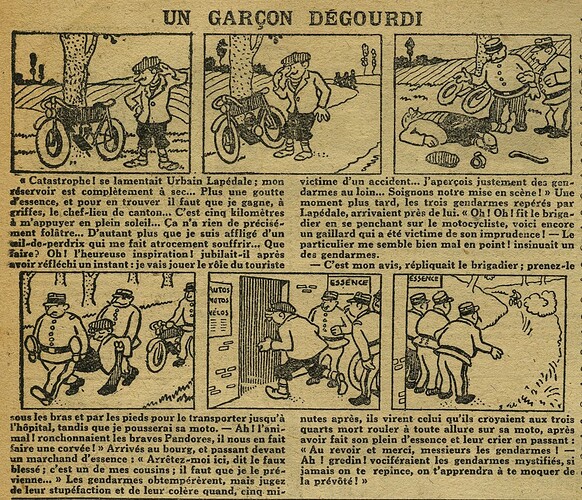 L'Epatant 1927 - n°985 - page 12 - Un garçon dégourdi - 16 juin 1927