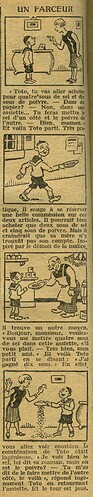 Cri-Cri 1928 - n°519 - page 14 - Un farceur - 6 septembre 1928