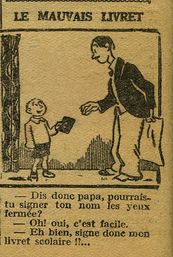 Cri-Cri 1927 - n°462 - page 2 - Le mauvais livret - 4 août 1927