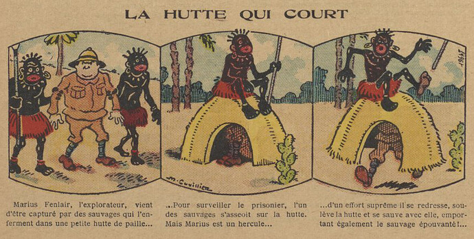 Guignol 1929 - n°116 - La hutte qui court - 3 mars 1929 - page 14