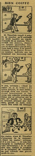 Cri-Cri 1927 - n°448 - page 10 - Bien coiffé - 28 avril 1927
