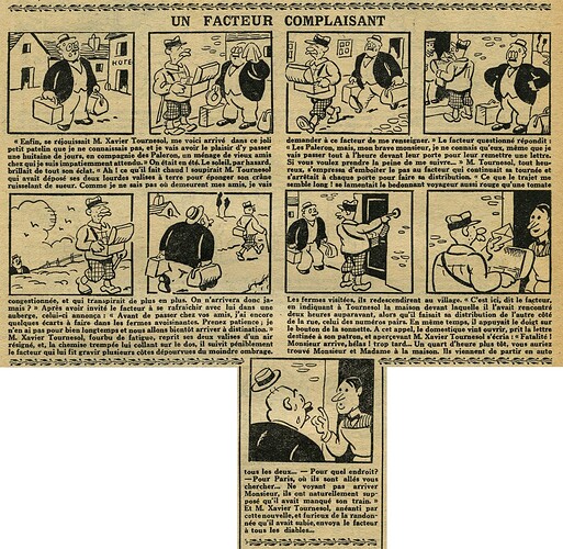 L'Epatant 1932 - n°1251 - page 7 - Un facteur complaisant - 21 juillet 1932