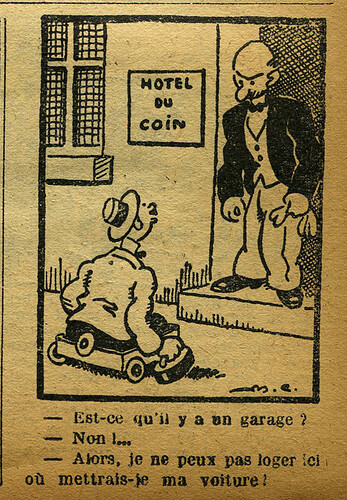 Le Petit Illustré 1930 - n°1355 - page 7 - Dessin sans titre - 28 septembre 1930