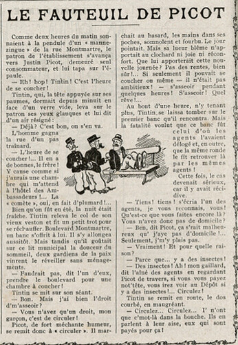 Almanach Vermot 1932 - 29 - Le fauteuil de Picot - Mardi 12 juillet 1932