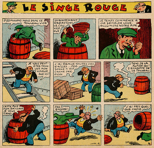 Pat épate 1949 - n°17 - Le Singe Rouge - 24 avril 1949 - page 1