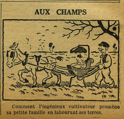 Le Petit Illustré 1930 - n°1341 - page 4 - Aux champs - 22 juin 1930