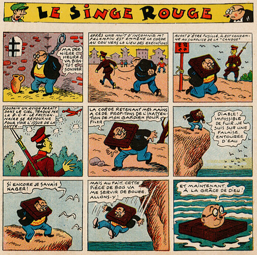Pat épate 1949 - n°28 - Le Singe Rouge - 10 juillet 1949 - page 1