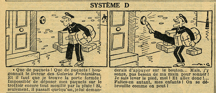 Le Petit Illustré 1933 - n°1486 - page 7 - Système D - 2 avril 1933