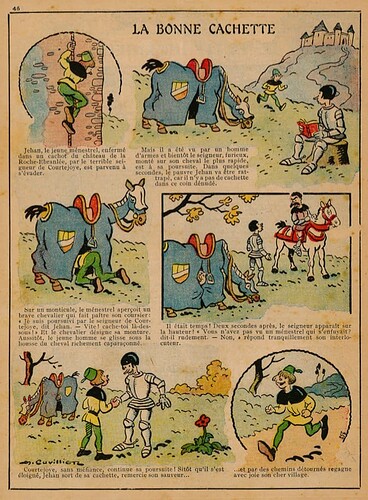 Guignol 1931 - n°181 - La bonne cachette - 15 novembre 1931 - page 46