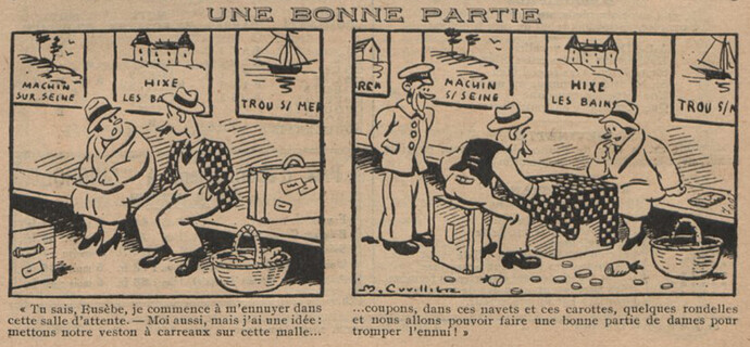 Guignol 1933 - n°232 - Une bonne partie - 12 mars 1933 - page 47