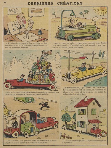 Guignol 1936 - n°38 - page 46 - Dernières créations - 20 septembre 1936
