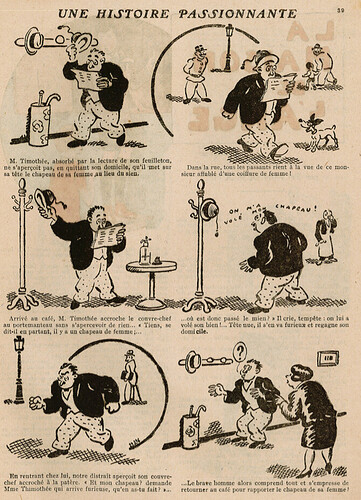 Guignol 1929 - n°128 - Une histoire passionnante - 1er septembre 1929 - page 39