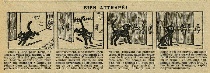 Le Petit Illustré 1933 - n°1498 - page 4 - Bien attrapé - 25 juin 1933