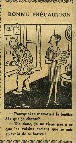 L'Epatant 1927 - n°1004 - page 12 - Bonne précaution - 27 octobre 1927