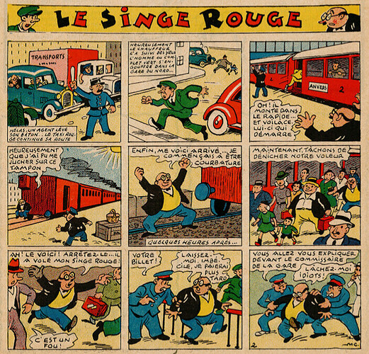 Pat épate 1949 - n°15 - Le Singe Rouge - 10 avril 1949 - page 1