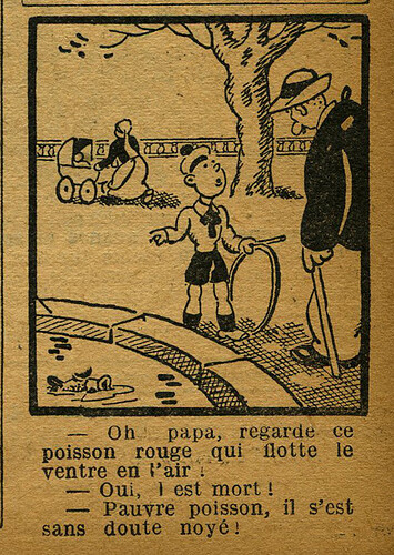 Le Petit Illustré 1930 - n°1337 - page 7 - Dessin sans titre - 25 mai 1930
