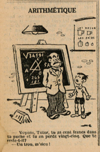 Le Petit Illustré 1935 - n°1601 - Arithmétique - 16 juin 1935 - page 6