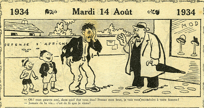 Almanach Vermot 1934 - 27 - Mardi 14 août 1934