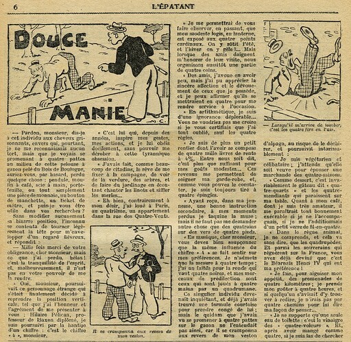 L'Epatant 1932 - n°1272 - page 6 - Douce manie - 15 décembre 1932