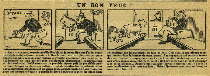 L'Epatant 1930 - n°1149 - page 14 - Un bon truc - 7 août 1930