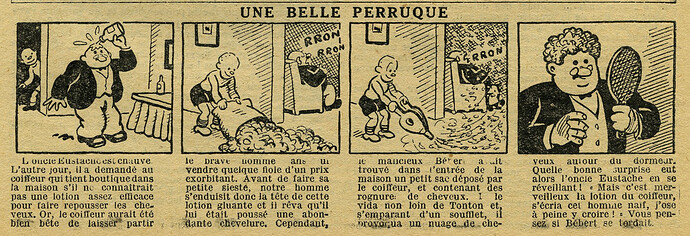 Le Petit Illustré 1931 - n°1383 - page 12 - Une belle perruque - 12 avril 1931