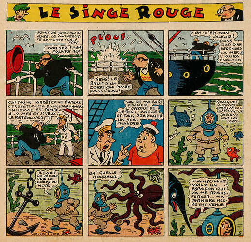 Pat épate 1949 - n°18 - Le Singe Rouge - 1er mai 1949 - page 1