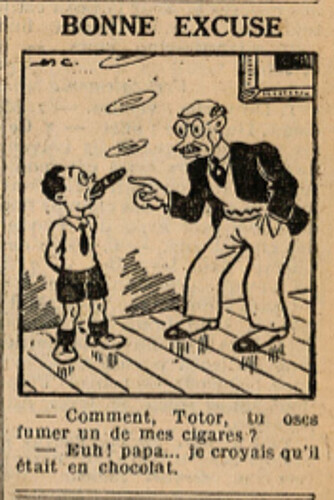 Le Petit Illustré 1935 - n°1601 - Bonne excuse - 16 juin 1935 -  page 11