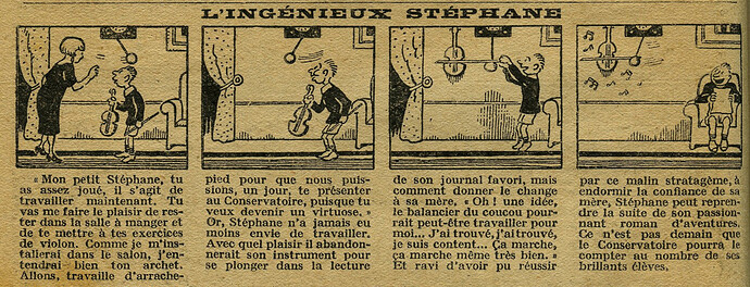 Cri-Cri 1927 - n°434 - page 4 - L'ingénieux Stéphane - 20 janvier 1927