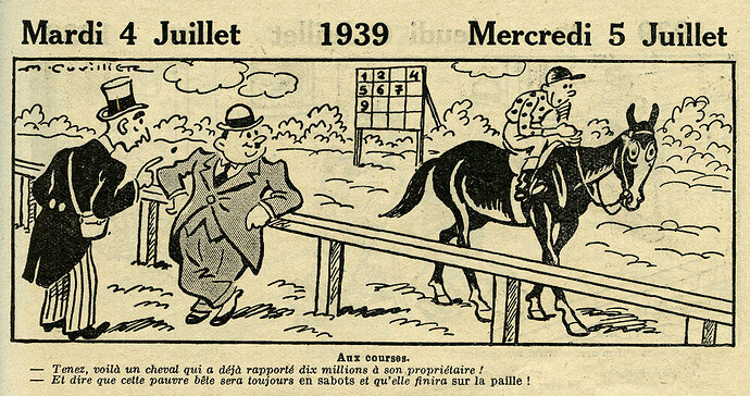 Almanach Vermot 1939 - 15 - Mercredi 5 juillet 1939