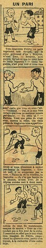 Le Petit Illustré 1928 - n°1242 - page 2 - Un pari - 29 juillet 1928