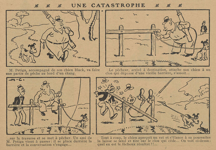 Guignol 1935 - n°5 - page 39 - Une catastrophe - 3 février 1935