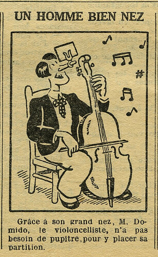 Le Petit Illustré 1931 - n°1413 - page 12 - Un homme bien nez - 8 novembre 1931