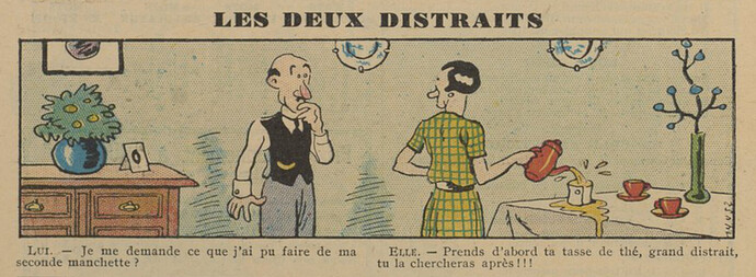Guignol 1935 - n°31 - page 48 - Les deux distraits - 4 août 1935