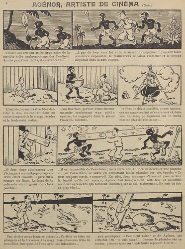 Guignol 1930 - n°136 - Agénor artiste de cinéma - 5 janvier 1930 - page 6