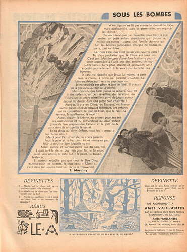 Ames Vaillantes 1937 - n°3 - 23  décembre 1937 - page 13