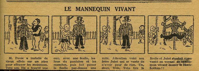 Cri-Cri 1927 - n°476 - page 11 - Le mannequin vivant - 10 novembre 1927