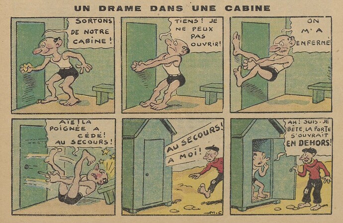 Guignol 1936 - n°36 - page 41 - Un drame dans une cabine - 6 septembre 1936